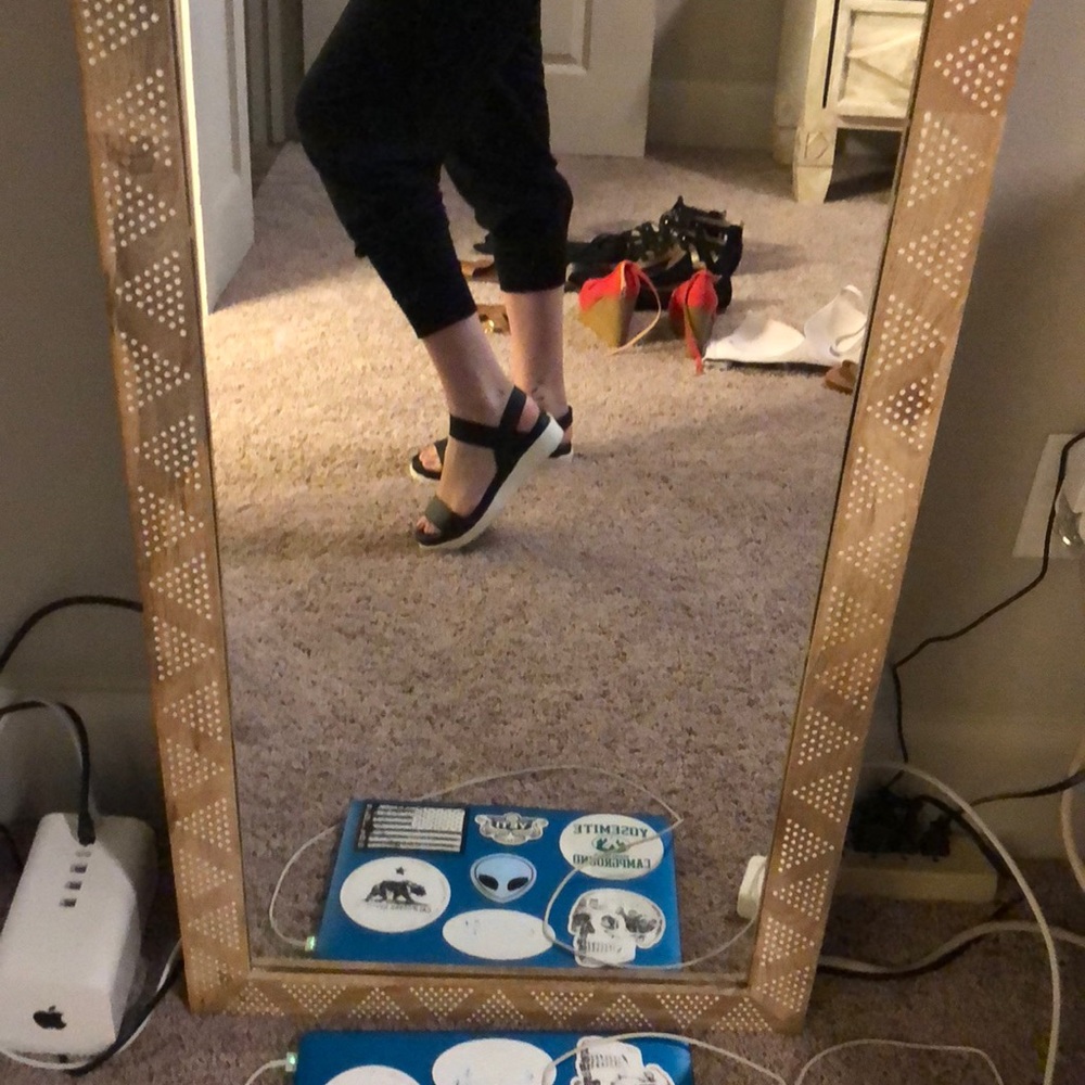 Black sandals